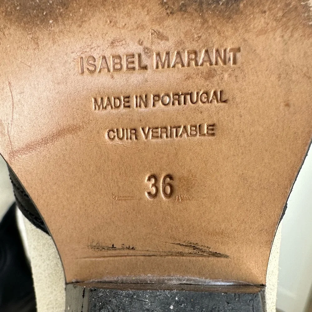 Isabel Marant suede cowboy boots - Picture 3 of 3